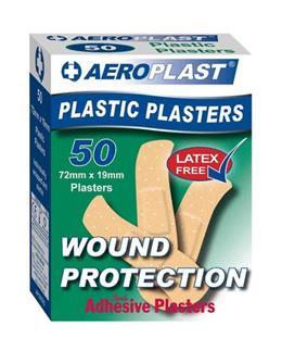 FABRIC KNUCKLE PLASTERS PK40 Style: 40415W Aeroplast Plasters offer a generous size plaster for customer and industry applications Extra large wound pad helps when applying the plaster New Zealand