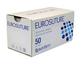 adhesive EUROSUTURE strips are used in place of primary closure of linear and scarring is minimised EUROSUTURE therefore, is ideal for use following