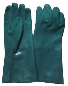 acids and fuels 27cm in length DOUBLE DIPPED PVC 45CM GLOVE Style: 50004W Jersey Lined Double Dip PVC gauntlet