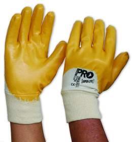 NITRILE NITRILE 3/4 DIPPED KNITTED WRIST GLOVE Style: 50020W Super-Lite Orange Glove Light weight 3/4 dipped orange nitrile glove Abrasion and chemical resistant Knitted wrist to exclude debris Open
