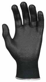 Gloves Features a 10-gauge black HPPE and steel shell with black nitrile foam coating on palm and fingers.