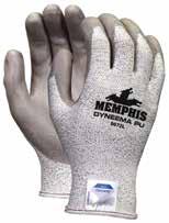 breathability and comfort. Features dots on palm for enhanced grip. Ambidextrous. ANSI Level 3/EN388 Level 3 cut resistance; CPPT = 1,150 grams.