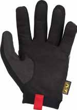 Hand Protection Category FastFit Gloves High wear synthetic leather palm with form fitting stretch panels between fingers.