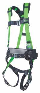 Category Fall Protection R10CN-TB-BDP/UGN Miller Revolution Construction Harnesses Features heavy-duty webbing, mating-buckle chest straps, cam buckles, stand-up D-ring, self-contained label pack,