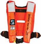 Provides a minimum of 35 lbs. of buoyancy when fully inflated. Universal. USCG approved. International orange.