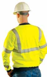 Features left chest pocket and lightweight fabric for comfort. ANSI 107-2010 Class 2 compliant. Yellow.