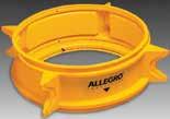 Manhole Accessories Shield: Constructed of rugged, lightweight polyethylene with bright yellow material that resists fading. Fits 28", 30" and 32" dia. manholes with inflatable, watertight seal.