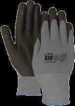 Gray 3228/M 337916595 SuperDex gloves, palm-coated M 12/Pk 3228/L 337916605 SuperDex gloves, palm-coated L 12/Pk 3228/XL