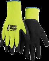 knit gloves w/ foam latex palm L 12/Pk 3397HO/11 337917115 Summer Penguin knit gloves w/ foam latex palm XL 12/Pk Hi-Viz