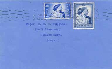FC099U 125 25 per month over 5 months 26th April 1948 The Silver Wedding on King George VI and Queen Elizabeth,