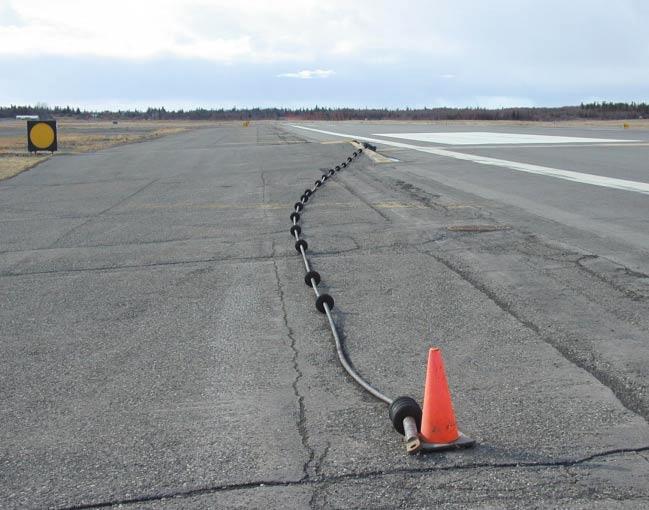 In these cases, provided the net lies flat on the runway and is under tension, it can be rolled over. If the net is bunched and lying on top of the runway, the airplane should not cross it.