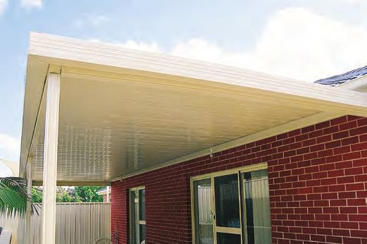 The most popular of all the designs, the Victory Gable patio is modern, sleek and long