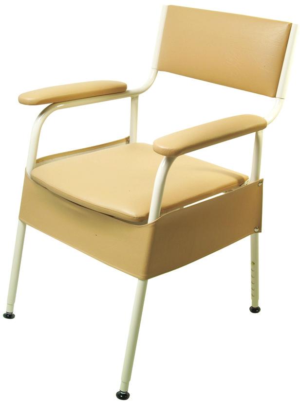 Also available - Bariatric 300kg ALUMINIUM SHOWER CHAIR A lightweight shower chair featuring a curved seat for comfort