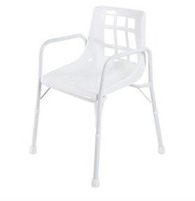 4kg 03502 440mm W x 375-550mm H (seat) Aspire Aluminium Shower Chair 2 Lightweight, aluminium frame 2
