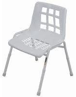 height adjustable plastic seat 2 Moulded & contoured seat for comfort and support 2 User weight limit 110kg