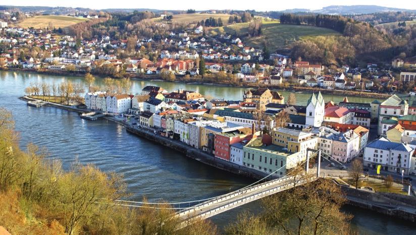 Go for Baroque in Passau-Where the Danube, Inn, and Ilz Rivers Meet.
