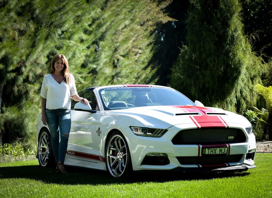Best presented car was won by Sharlene Rowling with her new Shelby Mustang convertible Super