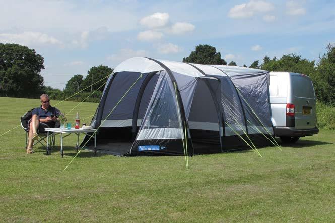 Travel Pod Midi AIR - freestanding drive-away awning If you need even more room then the Travel Pod Midi AIR is the ideal awning.