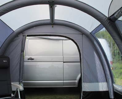 Inside there s room to hang the optional two berth inner tent and still have living space.
