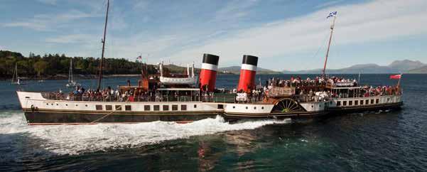 4 Take a magical journey and discover the mystical Western Isles aboard Paddle Steamer Waverley! From GLASGOW Science Centre* * May 31: Leave Science Centre or Greenock.