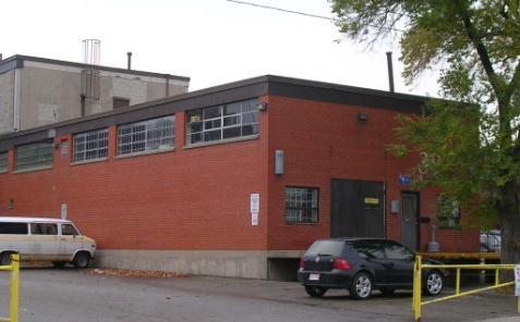 , south side 15, formerly part of the Dominion Boxboards Limited building. 15 is included on City of Toronto Inventory of Heritage 5.