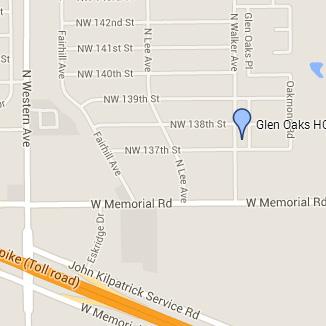 Glen Oaks HOA 9/6/2014 5pm - 7pm Location: 13805 Glen Oaks Place - Drive to Memorial and Walker Turn North go one block, turn right at 137th Street and left on Glen Oaks Place.