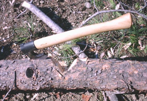 The Roselli has somehow the same penetration for a much thicker edge, but only in green wood, sappling size. The handle, though shorter than the SFA's, allows almost the same reach.