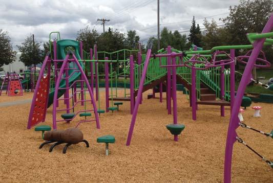 r - Fully renovated playground with