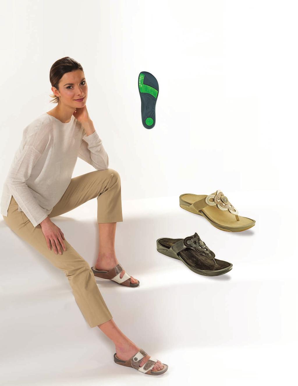 customized comfort collection n Lynco orthotic footbeds for support, balance & alignment n Memory foam cushioning for customization & comfort n Removable footbed with patented Mozaic