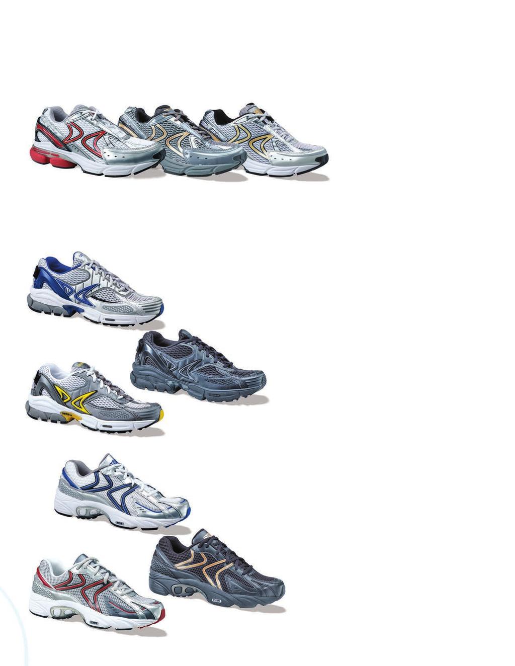RX RUNNERS - Q last for rearfoot stability & forefoot freedom - Midsole stability plate for torsional rigidity & pressure dispersion - TPU footbridge controls motion & stabilizes midsole -