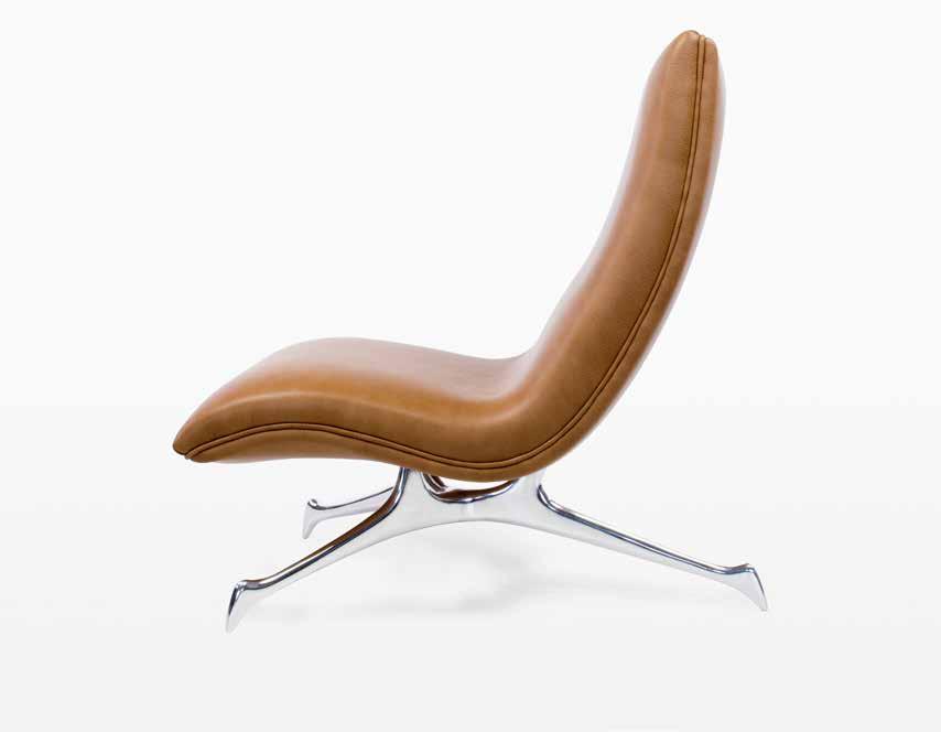 500 Tri-Symmetric Side Chair Designed 1958 Frame: