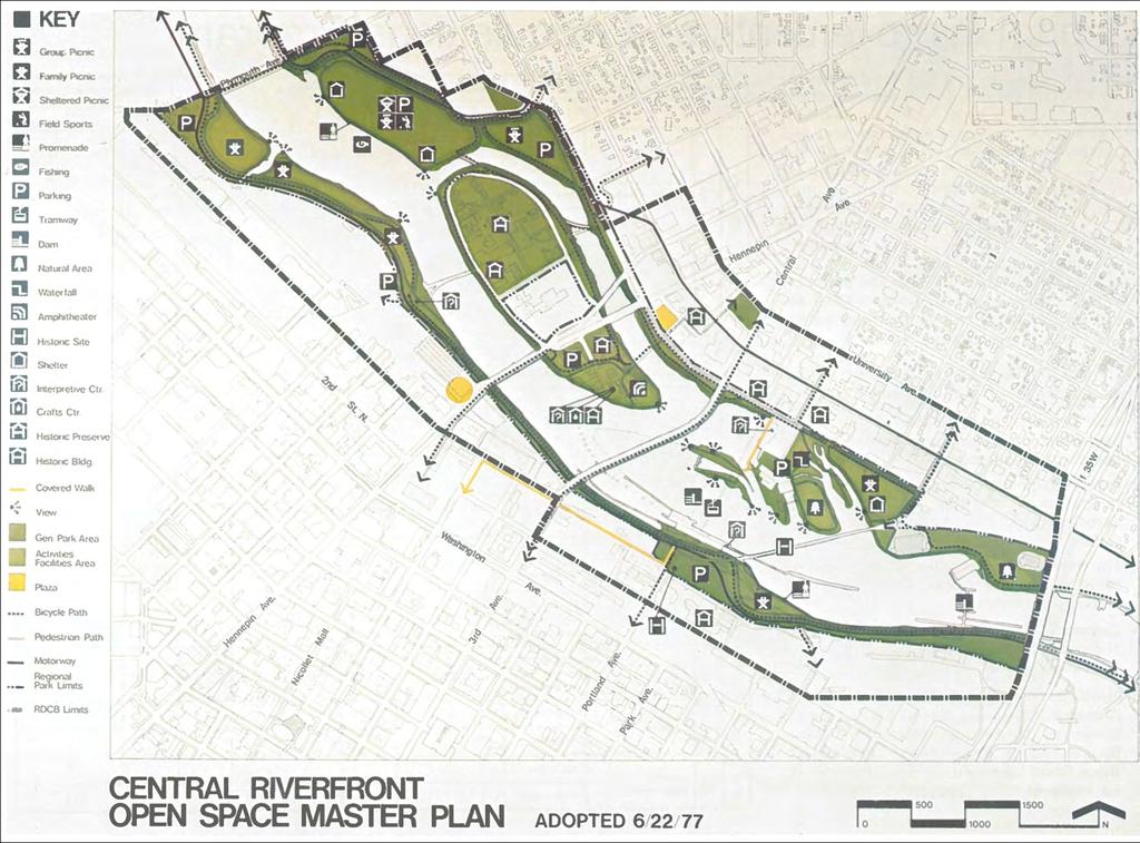1977 Central Riverfront Open Space Development Plan