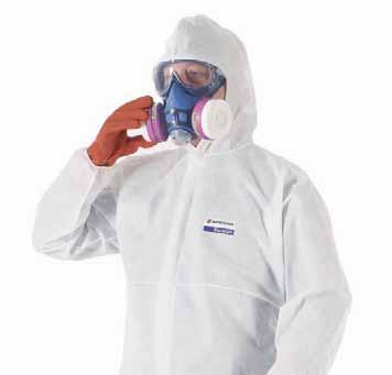 > DISPOSABLE COVERALLS 3 CATEGORY > SERIOUS OR FATAL RISKS Type 5 & 6 EN533/M1 DELTASAFE Ref.