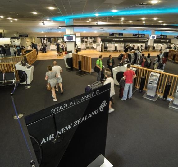 Investing for the customer > Multiple lounge upgrades underway > Self check-in kiosks for international