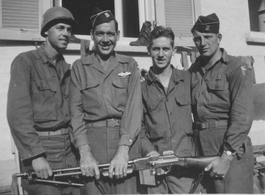L-R. PFC Carroll Keen, Beothby, Sadilck, Stoica
