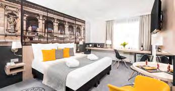The four-star Mercure Budapest City Center Hotel is located at an exclusive surrounding in the very heart of the historical and business centre of Budapest, in Váci street, the well-known pedestrian
