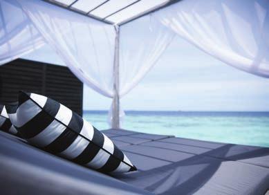 an exquisite villa with a hammock-equipped sundeck.