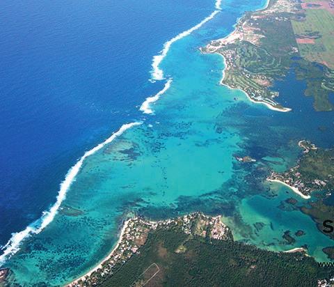 Mauritius paradise island.