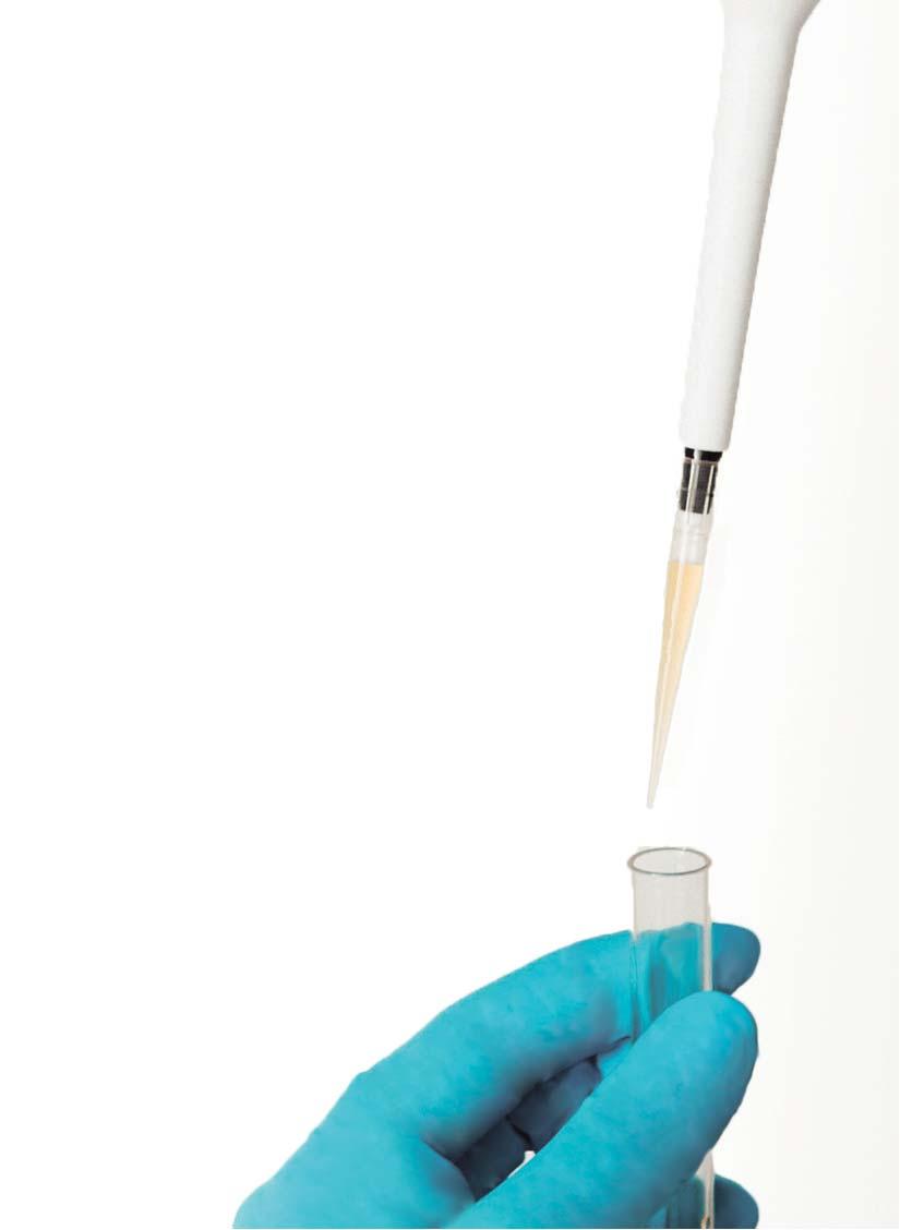 Tacta eases your workload and protects you from strain, even when you pipette for extended periods of your working day.
