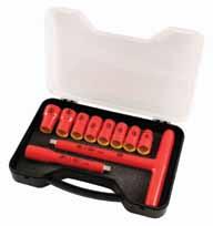 WH12852 3/8 190 7.5.93 1 WH31592 24 Piece Insulated 3/8 Drive Socket Set - Metric CV steel, forged, oil-hardened sockets. Insulated to EN/IEC 60900. No.