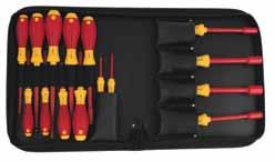 24 Wiha Insulated Screwdriver Sets Wiha Insulated Hex Mertic Screwdrivers WH32094 13 Piece Slotted & Phillips Set