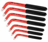 7.24 1 WH13662 3/8 234 9.2.51 1 WH13664 1/2 234 9.2.77 1 WH13691 WH13690 WH13690 8 Piece Insulated Inch Hex L-key Set OAL OAL No.