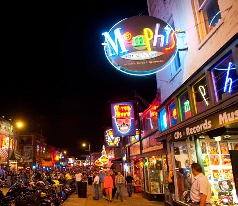 Travel the Blues Highway Start in Memphis, on historic Beale Street, and visit the sights of blues legends like BB King and WC Handy, the father of the blues.