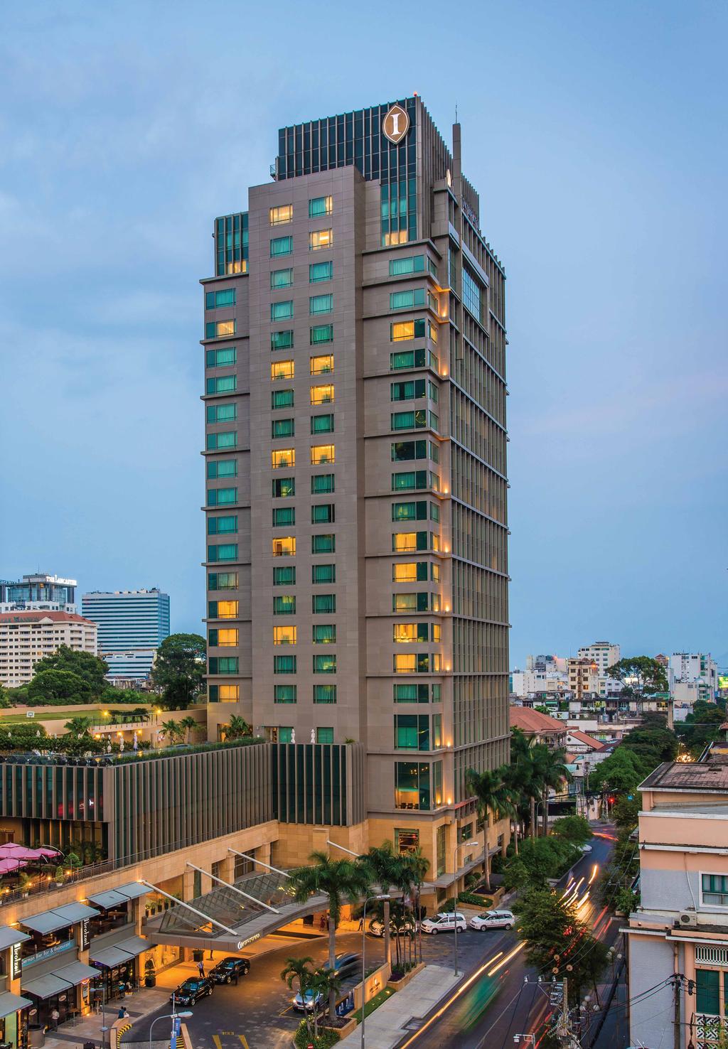 INTERCONTINENTAL SAIGON InterContinental Saigon offers luxury accommodation with 305 beautiful rooms and suites as well as a stylish Club InterContinental Lounge.