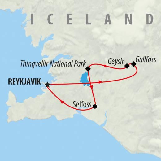 HIGHLIGHTS AND INCLUSIONS Trip Highlights Reykjavik: Capital of Iceland Thingvellir National Park - UNESCO World Heritage ancient Viking Parliament Gulfoss Waterfall - Powerful double waterfall