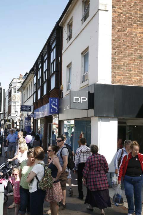 Investment Summary 100% prime location on Tonbridge s High Street, the town s principal retail thoroughfare.