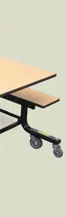 All tables come with a 15 year warranty. Edgeguard is standard on all tops and benches.