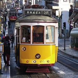 than a hundred years ago. 5. Take a tram ride The tram is a common mean of transport for Lisboetas, but also one of the best ways to travel through the historic neighborhoods.