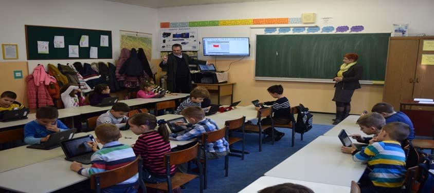 Ogledni čas aplikativnom programu za crtanje. U školi je 9.12.2016. godine upriličen ogledni nastavni čas uz upotrebu elektronske učionice za učenike prvog razreda osnovnih škola u Kantonu Sarajevo.