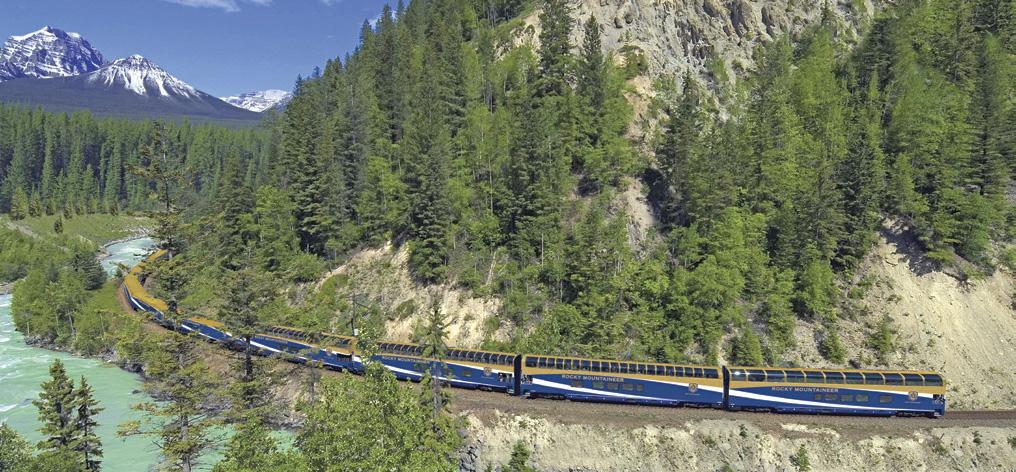ROCKIES & ALASKAN CRUISING Rocky Mountaineer Day 6 Banff This morning enjoy your chosen Included Scenic FreeChoice option. This afternoon is yours to explore the alpine township of Banff.